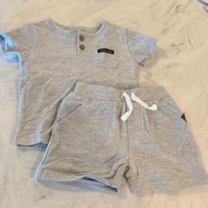 Calvin Klein Heather Gray Baby Outfit